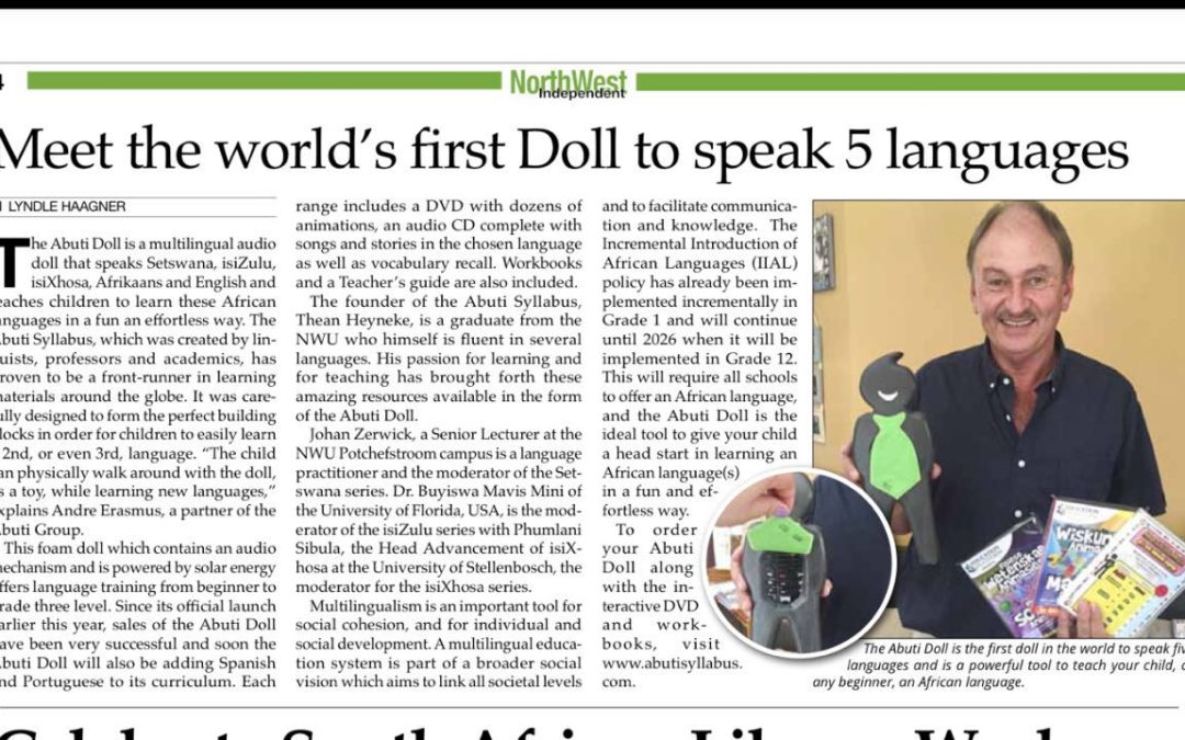 The first Doll to speak 5 African Languages